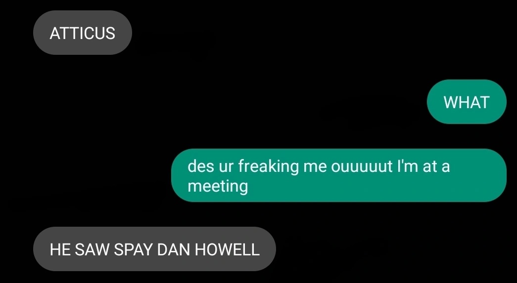 faginof's tweet photo. I'm fine #spaydanhowell https://t.co/Gu7q7DZqE1
