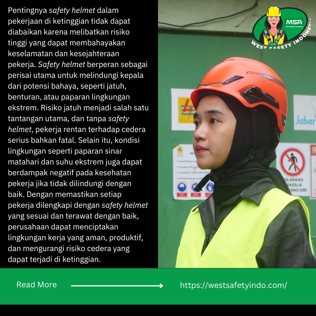 zeroaccident_'s tweet photo. Pada Peraturan Menteri Ketenagakerjaan RI No.8/2010, alat pelindung kepala adalah perangkat yang dirancang untuk melindungi kepala dari berbagai risiko, seperti benturan, terantuk, jatuh, atau dampak benda tajam atau keras yang mungkin melayang atau meluncur di udara. 
... https://t.co/p2r62OTakc