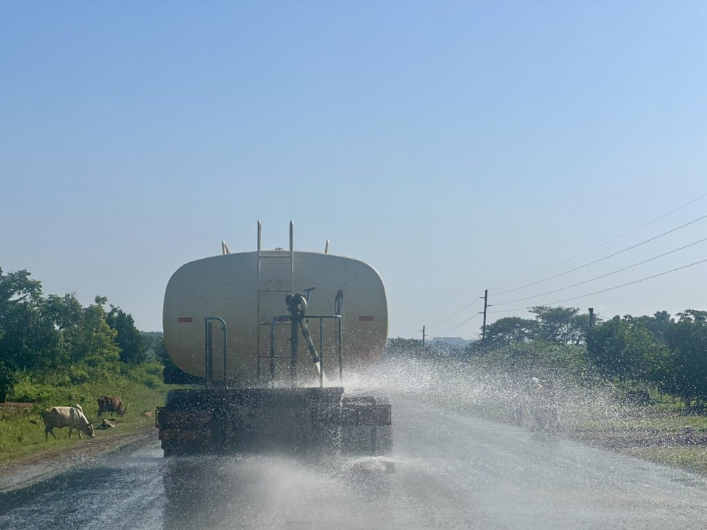 It’s 9:40 am; the contractor working on the Lira—Kamdini road has taken measures to control dust by deploying water bowsers. The road has seen increased traffic recently due to the ongoing improvements on its surface. It’s an essential component of the North Eastern Road…