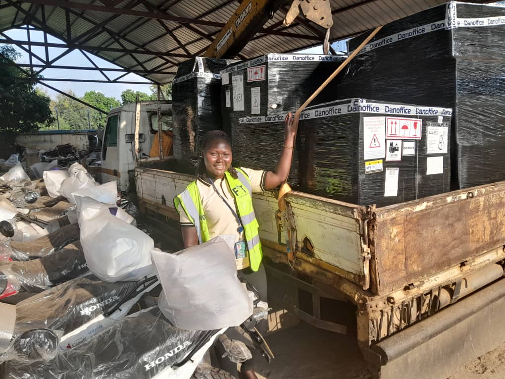 _freightintime's tweet photo. Freight In Time South Sudan: Bridging Hope and Humanity! 🤝
In a profound collaboration, UNICEF Supply Division has chosen Freight in Time South Sudan to embark on a mission of compassion, spanning from #Denmark to #Juba. 🚢

#FreightInTime #LogisticsHeroes #HopeForSouthSudan 🌐 https://t.co/S6pQYmJwGY