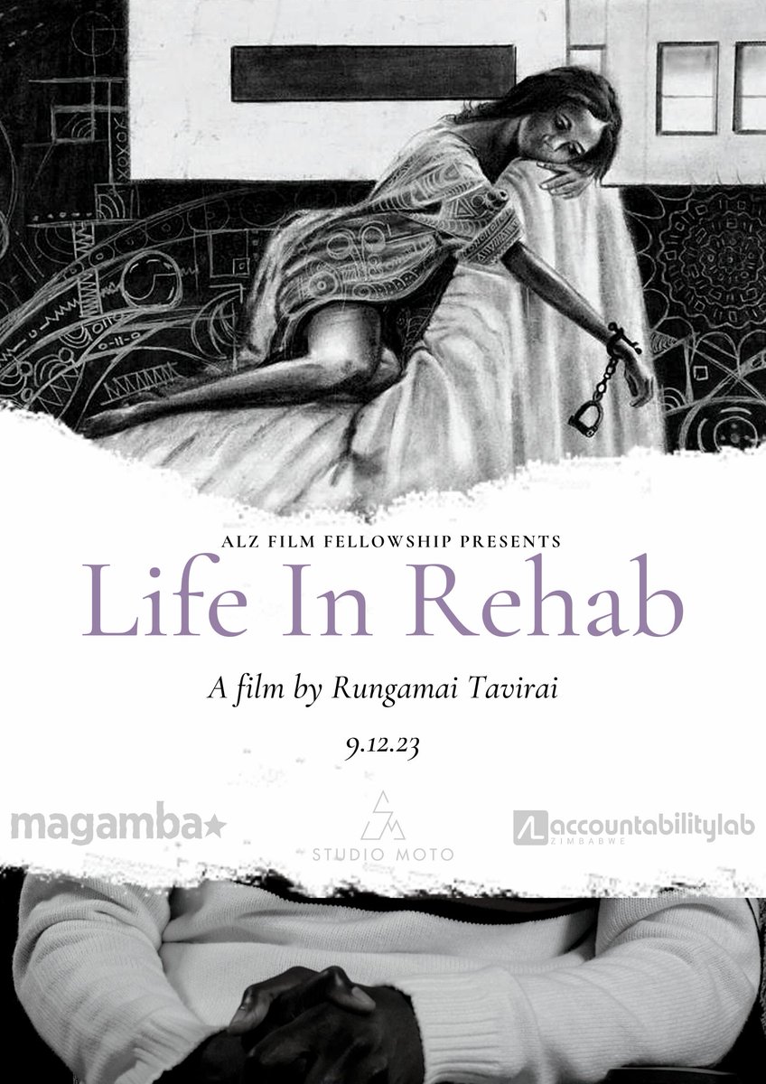 Life In Rehab by Rungamai Tavirei follows two former mental institution inmates who have suffered from major depression disorder and substance abuse respectively. They take us on a journey of mental wars and resilience within the Harare community.

#Bokola23 is coming! 9/12/23