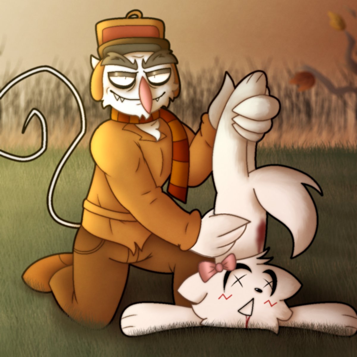 WhiskerPumpkin's tweet photo. It's Furry Season! πΊπ°π¦
#Antoons https://t.co/hLoEjdsI1c