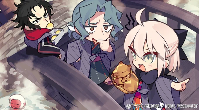 「FGO カルデア放送局 ライト版 ～ぐだぐだ2023～」に土方さん、斎藤さん、沖田さんのイラスト描きました!生放送楽しみです!みんなで見よう! #FGO