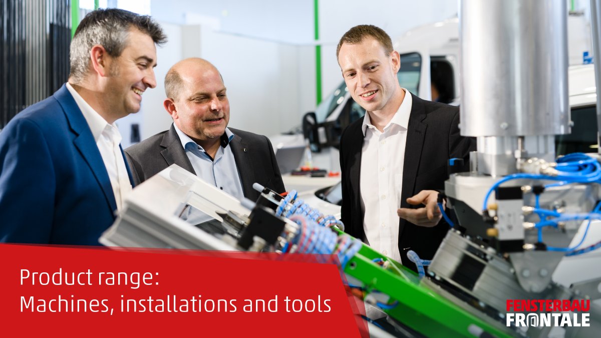 Machines, installations &amp; tools are indispensable for the production of doors and windows – and the entire spectrum will be on show at #fensterbaufrontale 2024.

🔗 View the product group: fronta.ly/6x2r8
🔗 Discover our exhibitors: fronta.ly/5h1y9

#FFconnected