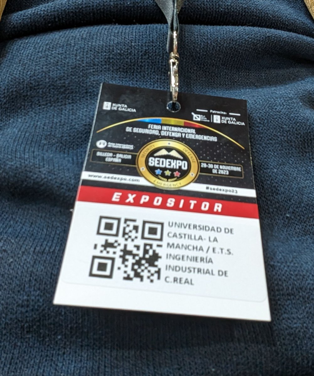 Miembros de nuestro <a href="/GrupoVisilab/">Grupo VISILAB - UCLM</a> se encuentran estos días exponiendo resultados de investigación en la Feria Internacional de Seguridad, Defensa y Emergencias (SEDEXPO 2023) <a href="/feriaSEDEXPO/">SEDEXPO</a> <a href="/UCLMdivulga/">UCLMdivulga</a>