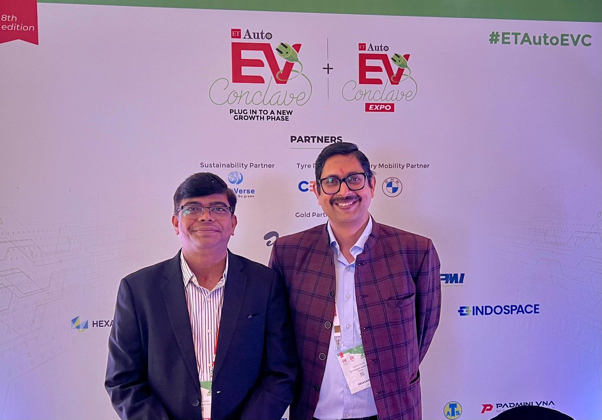 Meeting EV leaders at <a href="/ETAuto/">ET Auto</a> 
Let's save the mother earth together. 

#ETAutoEVC #Sustainability #Carbonemission