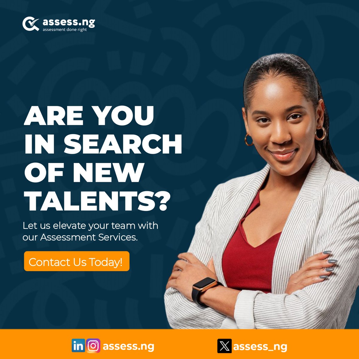 assess_ng's tweet photo. One of our many superpowers is our ASSESSMENT SERVICES! 🙌
.
. 
. 
. 
. 
#assessment #training #education #iso #business #recruitment #learning #coaching #knowledge #certification #assessmentwriting #newnormal #digitalart #psychology https://t.co/XoY2nmWyes