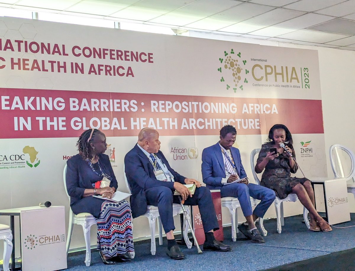 In this panel discussion, we are debunking research capacity-strengthening efforts in Africa and how they contribute to the overall visibility of African researchers, quality research, and programming. #CPHIA2023 #CatalyzeImpact #IamAPHRC⁩