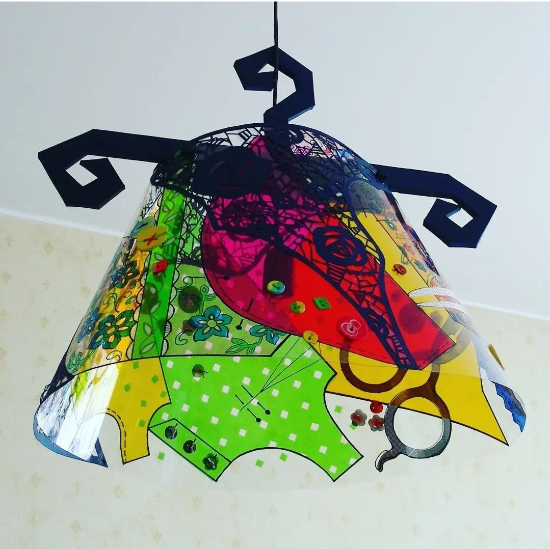 Kate_Iolanta's tweet photo. I loved drawing, beginning in kindergarten, graduated the children's art school «START» at the age of 14, where the world of graphics, painting, design and architecture opened up to me for the first time in all its diversity.
Here you can see a handmade lamp I've created in 2010 https://t.co/XxaGsD0VVV