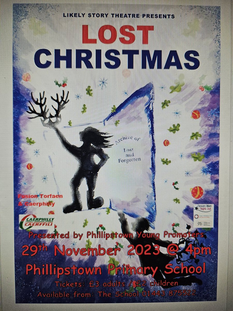 Today is the day our @Phip_Primary young promoters host their show. Still time to get your tickets for this amazing show. Come along and get yourselves into the Christmas spirit. @NOutNAllan @CCBCarts @FTorfaen @CaerphillyCBC