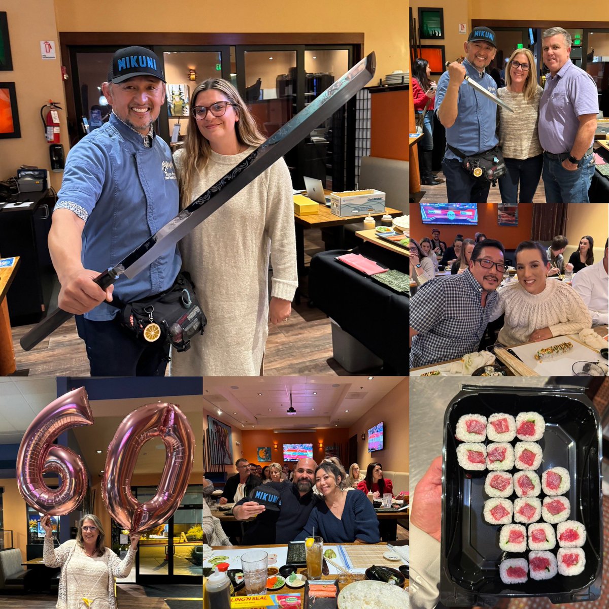 MikuniTaro's tweet photo. Btw, I have learned that 15 strokes against these #ProGolfers weren’t enough…😅 I guess I have to keep my day/night job. #Sushiology #Mikunisushi #DelPasoCC #KevinSoutherland #SpencerLevin #AlexLee https://t.co/dStudCbEbB