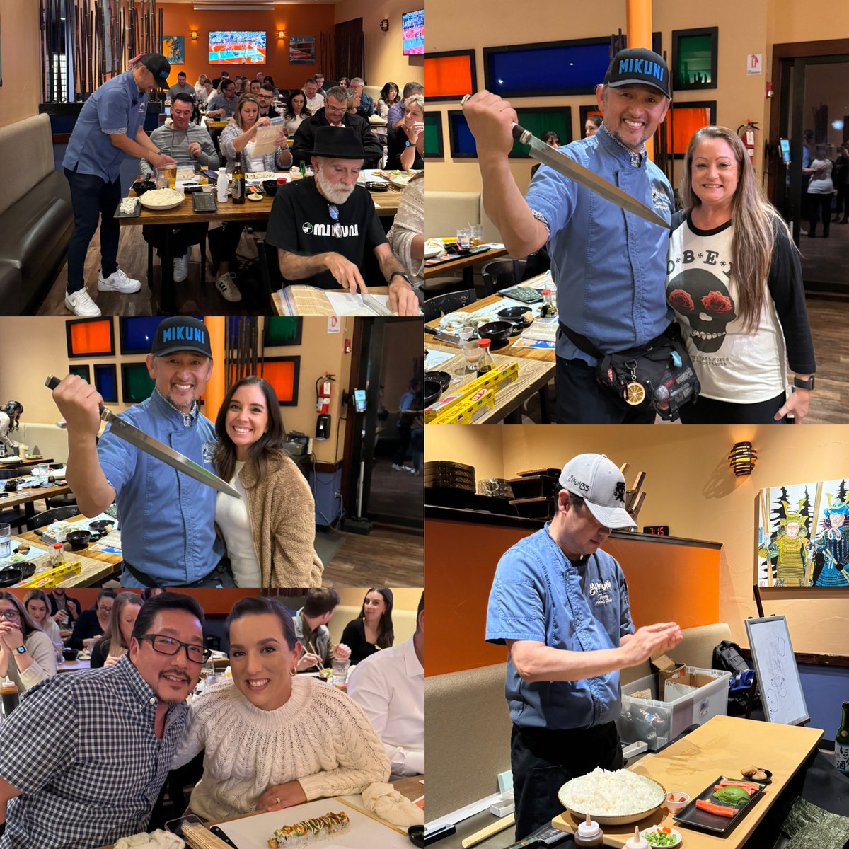 MikuniTaro's tweet photo. Btw, I have learned that 15 strokes against these #ProGolfers weren’t enough…😅 I guess I have to keep my day/night job. #Sushiology #Mikunisushi #DelPasoCC #KevinSoutherland #SpencerLevin #AlexLee https://t.co/dStudCbEbB