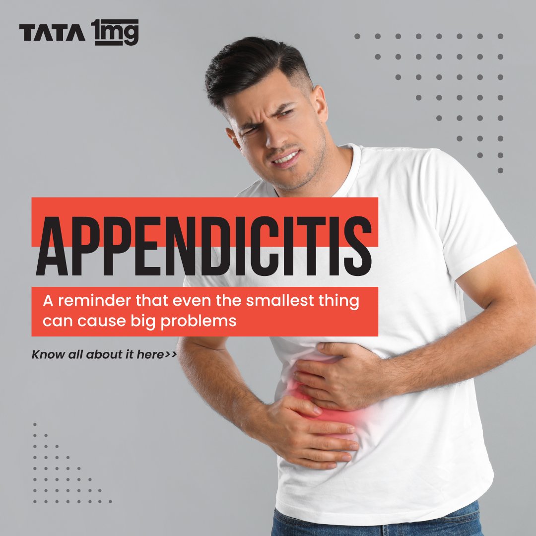 1mgOfficial's tweet photo. Understand the basics of Appendicitis, from its definition to risk factors and potential home management.

Share it with your friends and family &amp; empower them with knowledge.

#Appendicities #appendixpain #appendicitissymptoms #Tata1mg #BringingCareToHealth https://t.co/DN0t59y84F