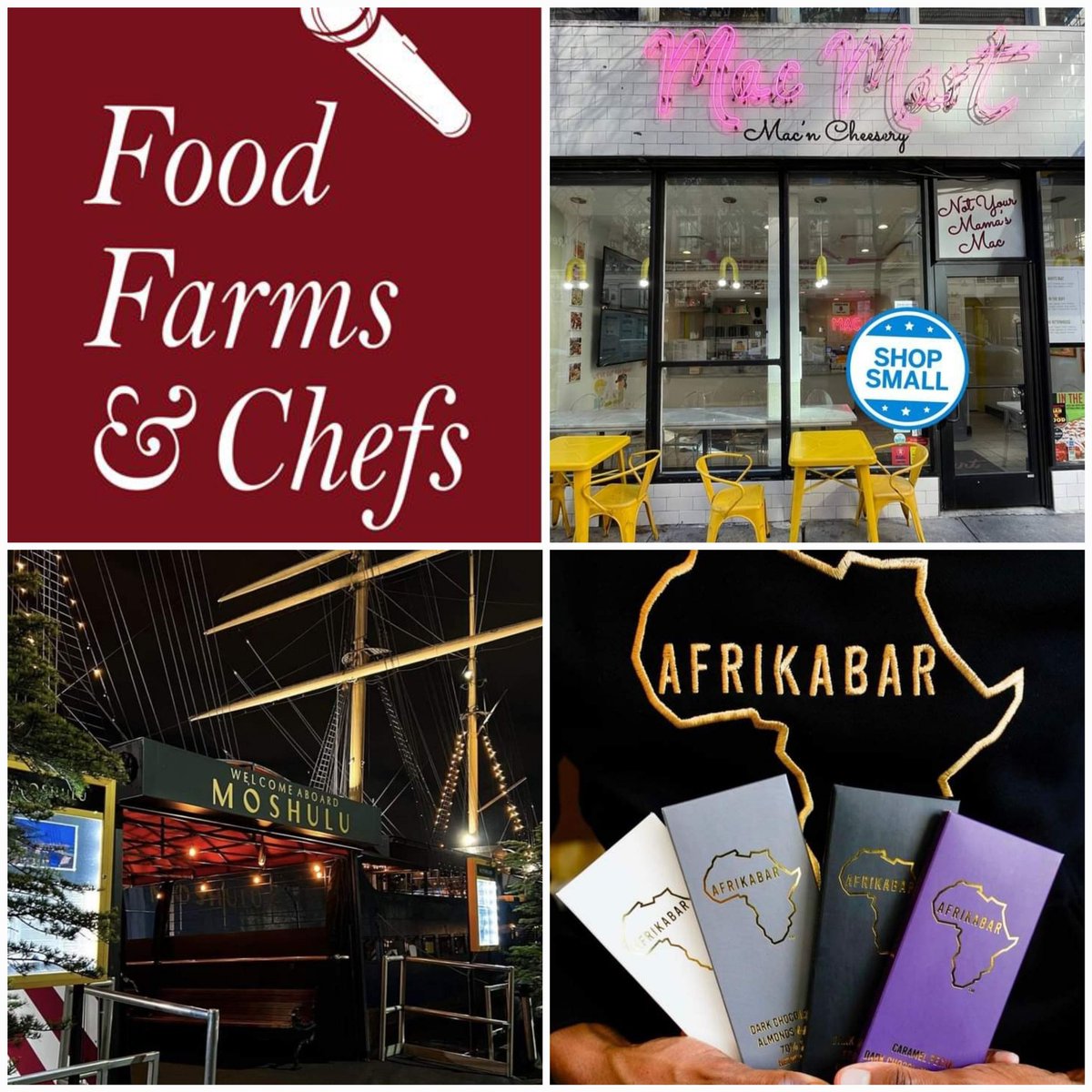 On this weeks @FoodFarmsnChefs, we spoke with @TheMacMart which focuses on everyone's favorite side dish, the #Moshulu on Delaware Avenue, and #AfrikaBar created for your tasting pleasure! Listen today at 6pm on WWDB & WPEN or stream us online at anytime!