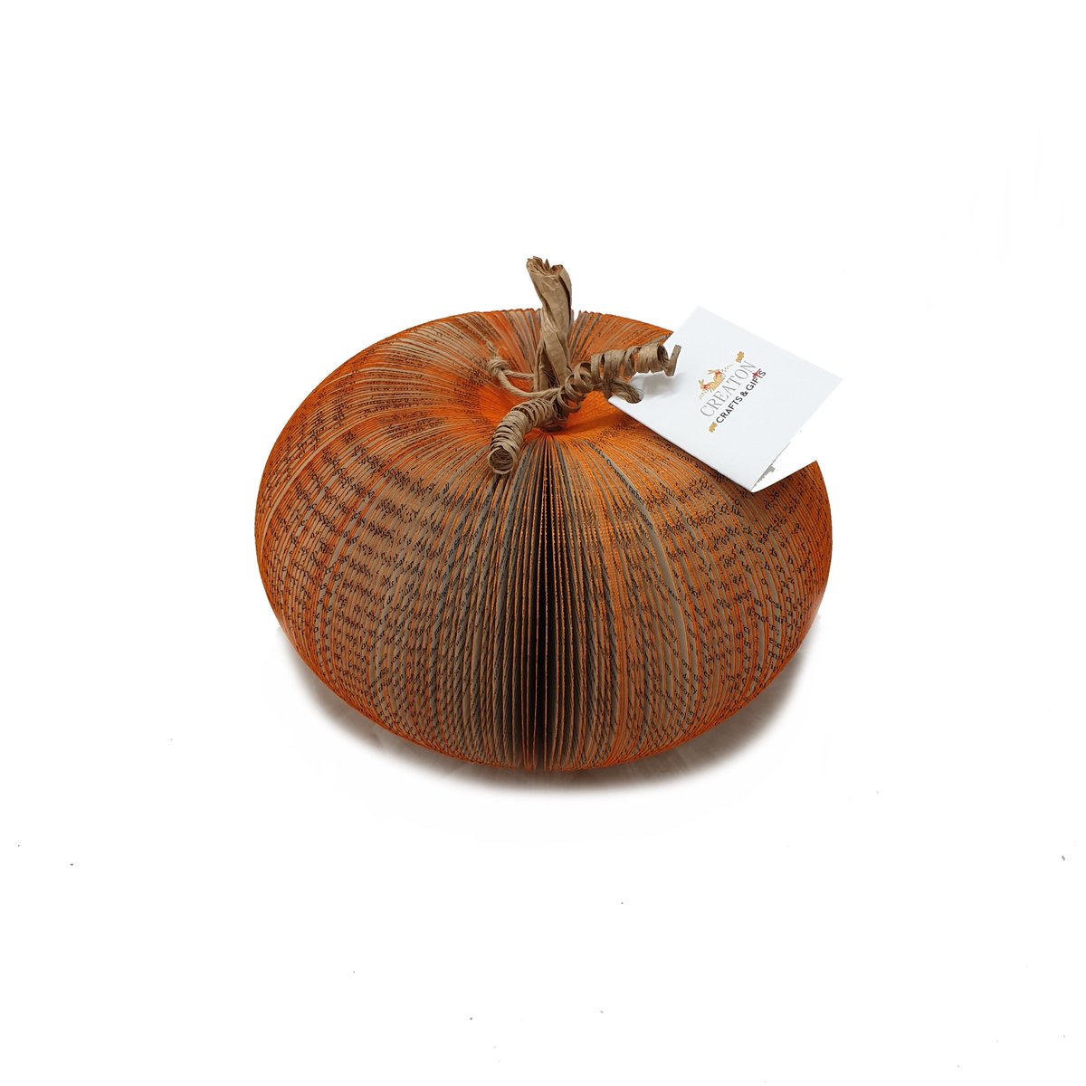 Paperappleco's tweet photo. Paper Pumpkin - Halloween Decoration - Medium - Book Art - Pumpkin Decorations https://t.co/ky8TW56YgB #CreatonCrafts #EpiconEtsy #WomaninBiz #Handmade #MHHSBD #PaperPumpkin https://t.co/875XhGdCi9