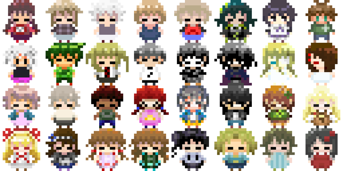 今まで書いた派生主人公達公開順にまとめた〜〜〜〜