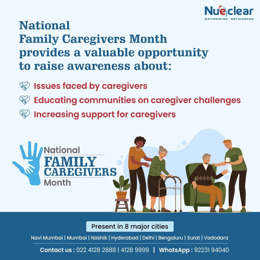 NueclearScans's tweet photo. National Family Caregivers Month is commemorated every November Month. On this National Family Caregivers Month, our team recognizes, honors and supports their selfless efforts and services across the country!

#caregivers #caregiversupport #care #homehealthcare #health #NFCM https://t.co/87Fn5RBh6A