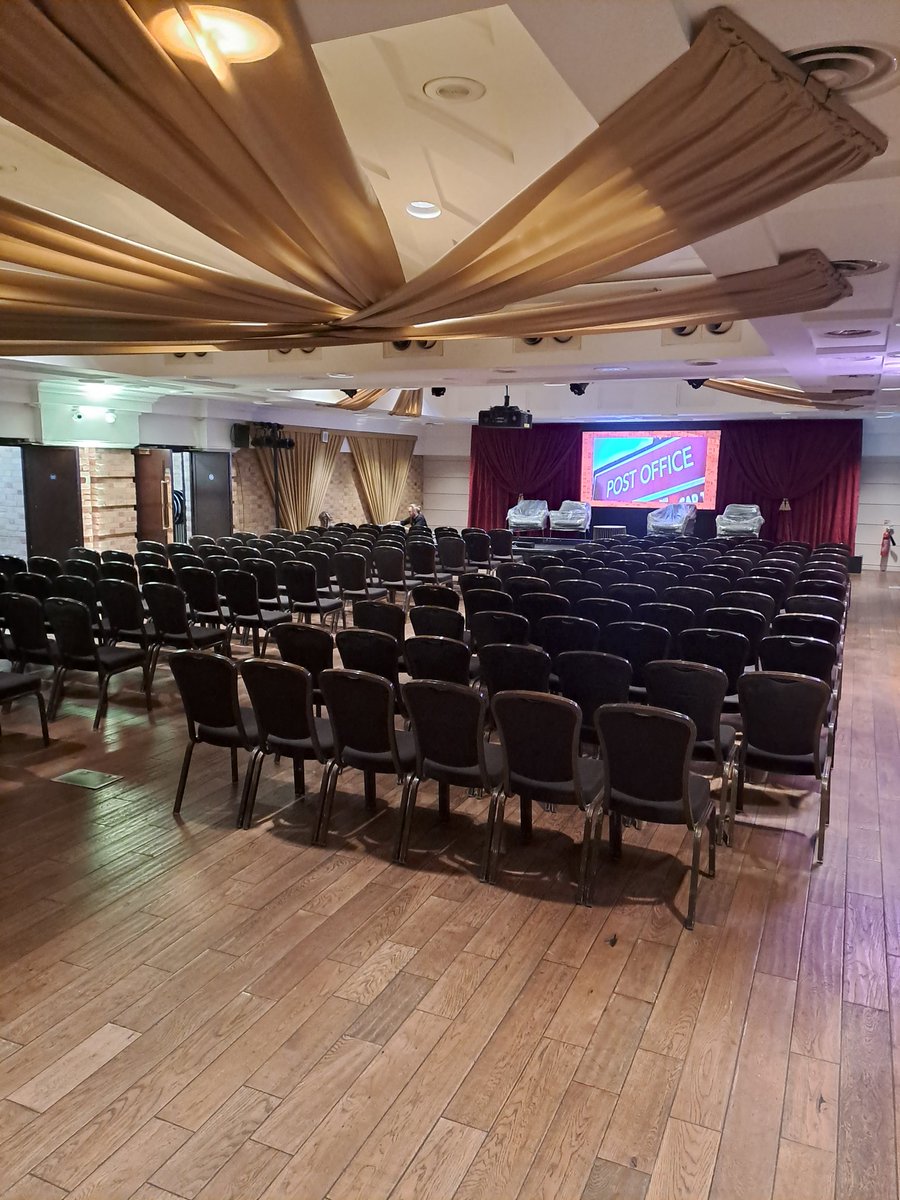 In 2 hours, @nickwallis will be delivering a keynote in this room on the role of lawyers in the #PostOfficeScandal - can't wait. It's @CraftyCounselHQ's Disputes Day. Thanks also to @RichardMoorhead and @LBCWiseCounsel for their contribution to this debate