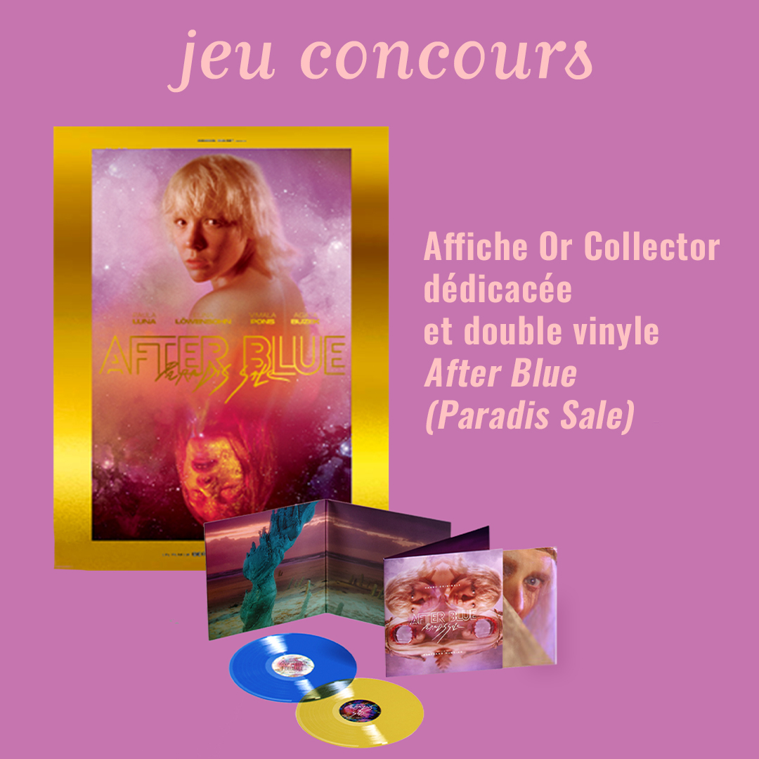 mk2's tweet photo. 🎁🪐 [CONCOURS] 

À l’occasion de la sortie de #Conann de #BertrandMandico, tentez de remporter une affiche dédicacée et un vinyle de la BO de son précédent film #AfterBlue, réalisée par Pierre Desprats.

🍀 Je tente ma chance : https://t.co/tUR2gAQqBm https://t.co/cHw2OB6GoC