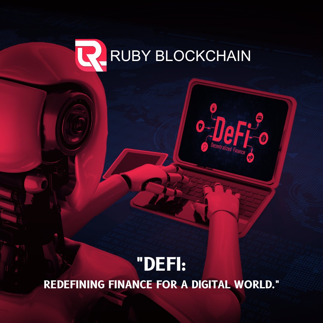 rubyblockchain's tweet image. Step into the future with RUBY Blockchain 🚀 - where DeFi empowers everyone, everywhere. Experience the revolution of financial inclusivity. #DecentralizedFinance #RubyBlockchain #FinancialFreedom
.
Website - rubyscan.io
.
#RubyScanRevolution #rubyscan #rubyblockchain