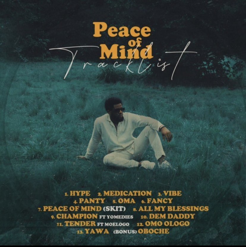 4th anniversary of this sonic charm. real big gratitude to everyone who worked on this masterpeace alongside myself &amp; all dem that rocked with it &amp; still rocking #PeaceOfMind🥂