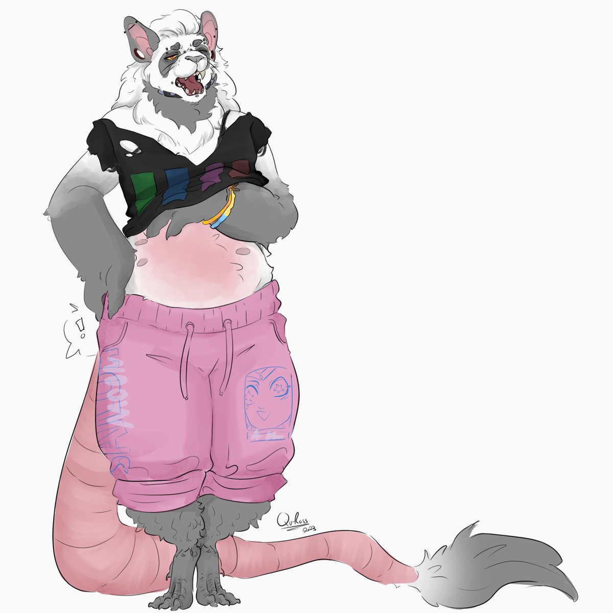 Qu_Ross's tweet photo. i don't remember if I've shown him before on here but since he was recently talked about have my Fursona appreciation post <3 #Fursona #digitalart https://t.co/87GmjqFUrv