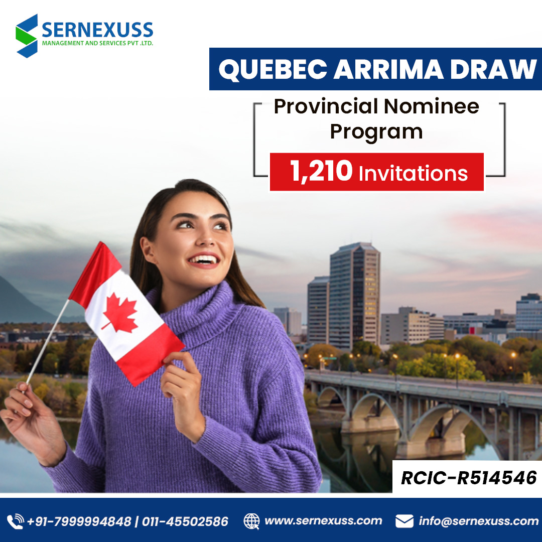 In the latest Quebec Arrima Draw sent out 1,210 invitations to apply for Permanent Residency. Stay tuned for more.

Read More:- shorturl.at/bwyIZ

#quebec #quebecarrimadraw #canadaprvisa #immigratetocanada #sernexuss