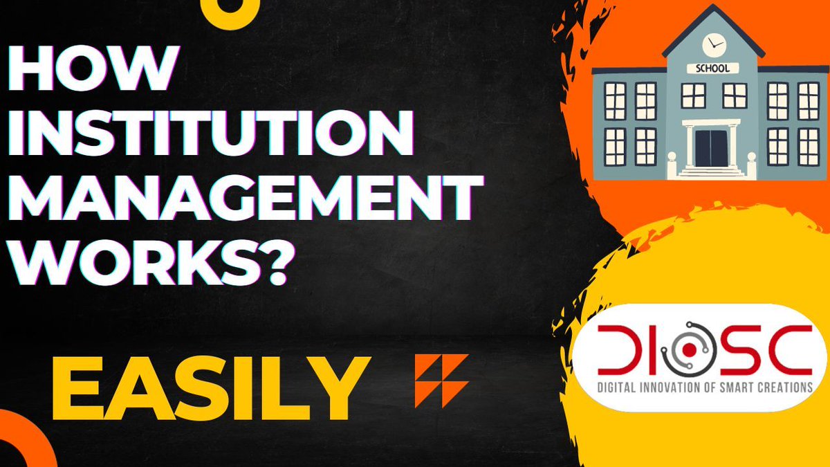 Dioscsolutions's tweet image. Riya : School&apos;s a mess for me—assignments everywhere.
Rahul: Try an Institution Management System. It&apos;s a lifesaver—organizes tasks, deadlines, and even lets you talk to teachers.
Riya: Where do I get that?
Rahul: Talk to  DioscSolutions. They set it up Seriously
#DioscSolutions