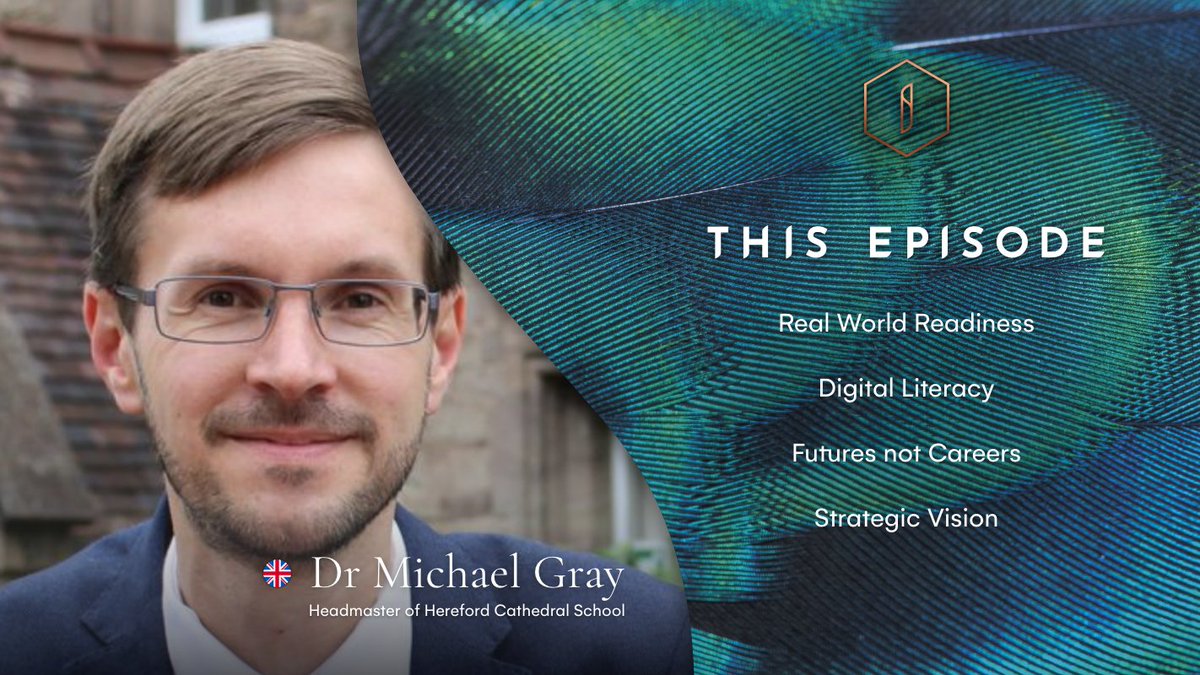 In S4E8 of our #InspiringSchoolsPodcast, Dr Michael Gray (<a href="/HCSHead/">Dr Michael Gray</a>) and Simon discuss Real World Readiness, the importance of digital literacy, changing career advice into 'futures' advice, and how to live into a school's 10-year strategic vision.

🎙️ schoolbyt.es/46yu6jk