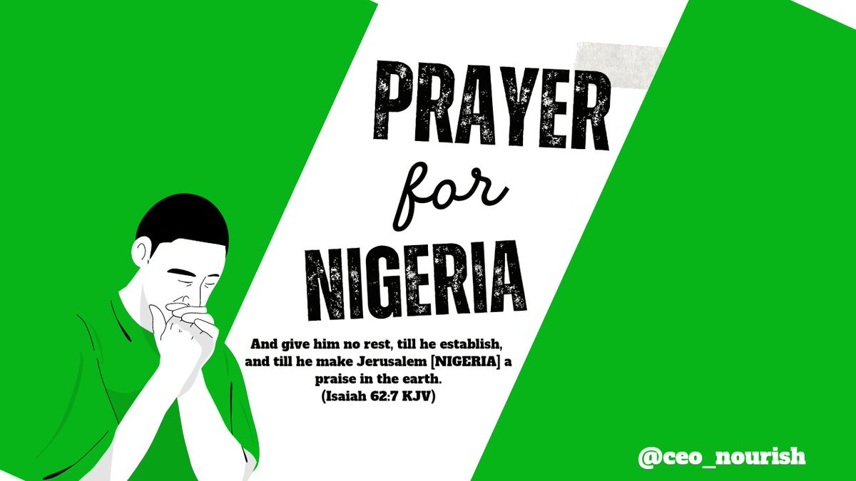 Lord, have mercy upon Nigeria!
Have mercy upon the leadership!
Have mercy upon the masses!

Please, have mercy upon us Lord!🥺😭

#PrayerForNigeria
#PrayForNigeria