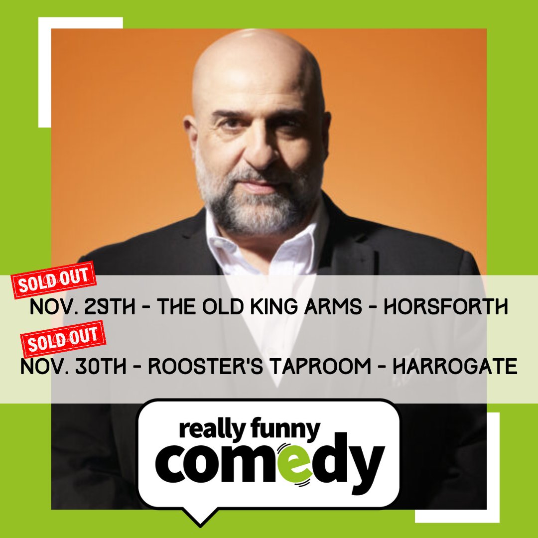 Really Funny Comedy (@r_f_comedy) on Twitter photo Tonight we kick off our two night stint with the hilarious <a href="/omid9/">Omid Djalili</a> ๐
Missed out on tickets? We've still got some great gigs lined up for December & onwards!
Head to reallyfunnycomedy.co.uk to find one near you ๐
Big names, small venues. Tonight we kick off our two night stint with the hilarious <a href="/omid9/">Omid Djalili</a> ๐
Missed out on tickets? We've still got some great gigs lined up for December & onwards!
Head to reallyfunnycomedy.co.uk to find one near you ๐
Big names, small venues.