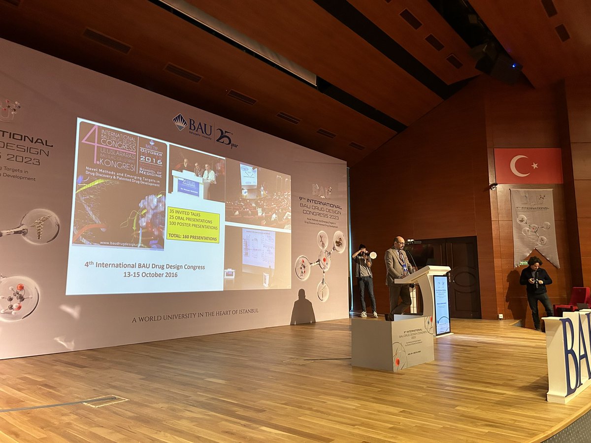 9th International BAU Drug Design Congress 2023 başladı. #BAUDD2023