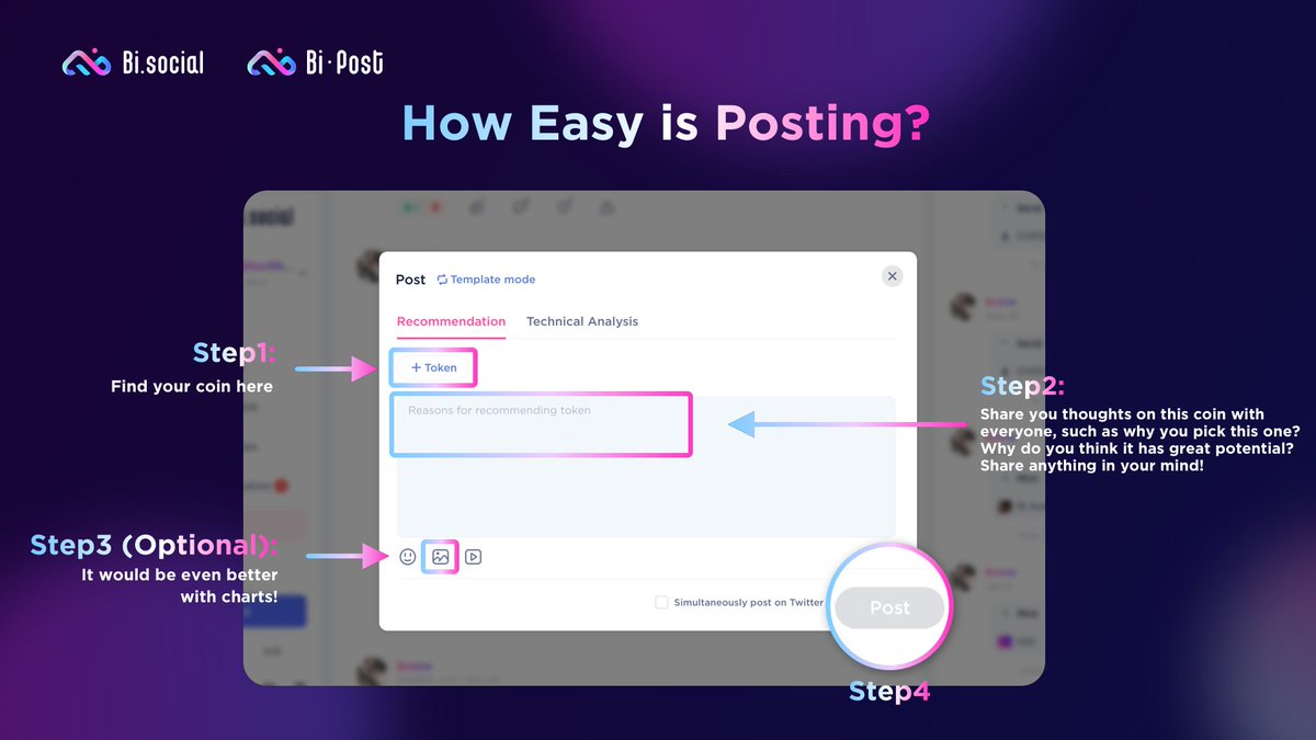 Bitislands_'s tweet image. How Easy is Posting on Bi·Post?
👇Stand Out in Bi social&apos;s Ongoing Campaigns with these Simple Tricks!
❗️Step 2 is the real deal, don&apos;t sleep on it bro!
#BiPost #BullMenu