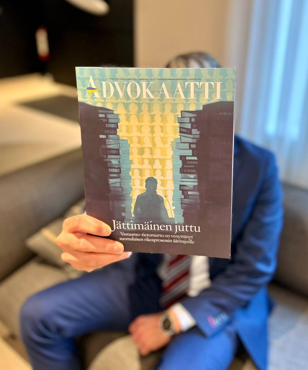 Suomen Asianajajat (@asianajajat) on Twitter photo Advokaatti on ilmestynyt! đ« Lehden aiheina mm. Vastaamo-case, ukrainalaisten asianajajien kuulumiset ja <a href="/rikosuhrit/">RikosuhripĂ€ivystys</a> palvelut.
đ° Lue työpöydĂ€llĂ€si tai verkossa advokaatti.fi
#advokaatti #vastaamo Advokaatti on ilmestynyt! đ« Lehden aiheina mm. Vastaamo-case, ukrainalaisten asianajajien kuulumiset ja <a href="/rikosuhrit/">RikosuhripĂ€ivystys</a> palvelut.
đ° Lue työpöydĂ€llĂ€si tai verkossa advokaatti.fi
#advokaatti #vastaamo