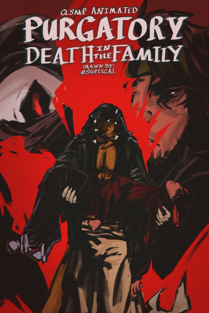 Stepticel's tweet photo. The parallels between the Batman family and the Brown family are CRAZY 

 #QSMPTake2 #foolishfanart #roierfanart #qsmpfanart https://t.co/juhiGXW98r