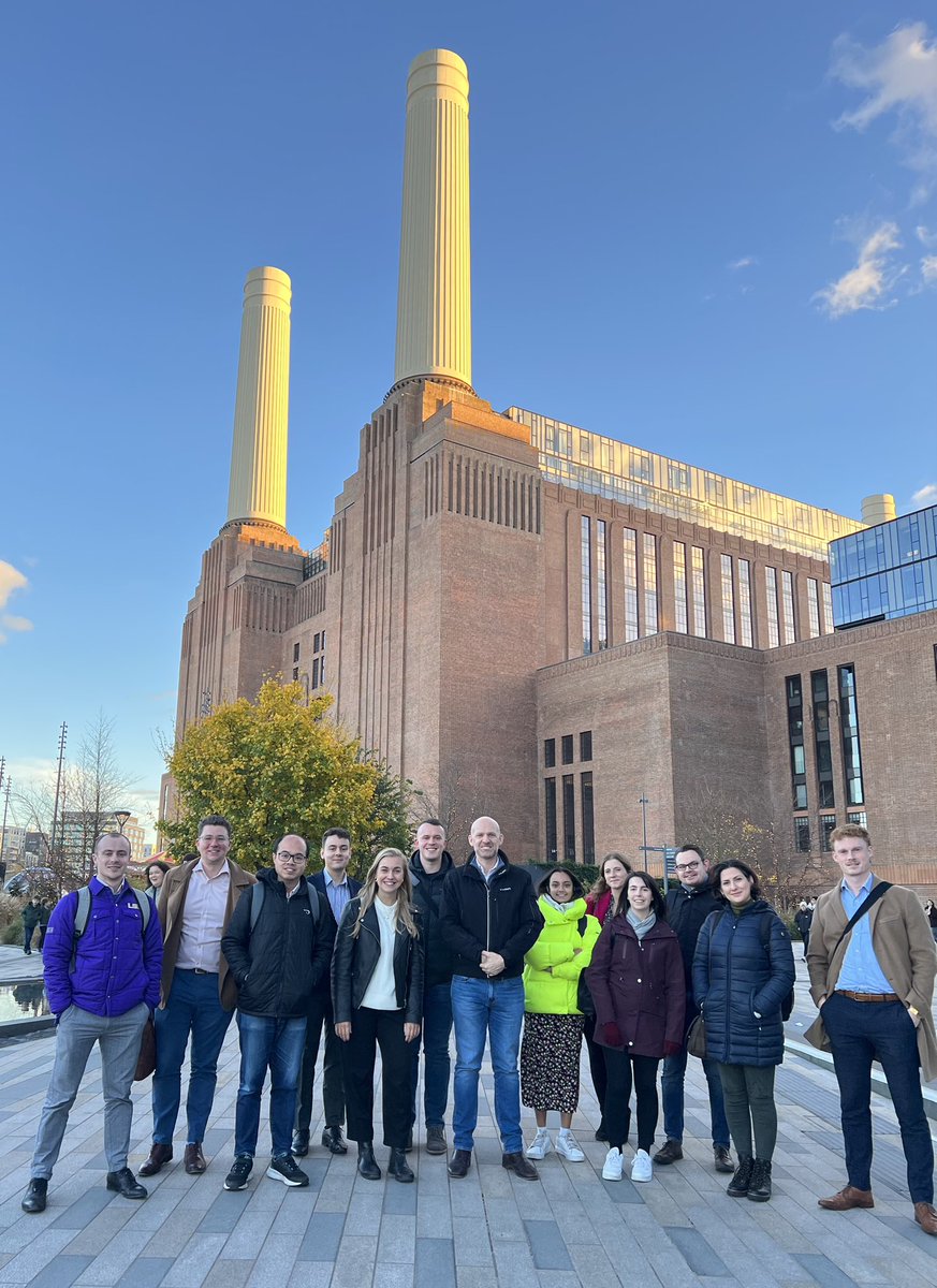sepidesoltani's tweet photo. Last meeting of @RTPIPlanners YP chairs in 2023. Great day with the brilliant tour of @BatterseaPwrStn with fellow YPs learning about the challenges of delivering the masterplan for this site. Fantastic to see such large scale historic building back in use. #YoungPlanner #RTPI https://t.co/5KpKIfTRz4