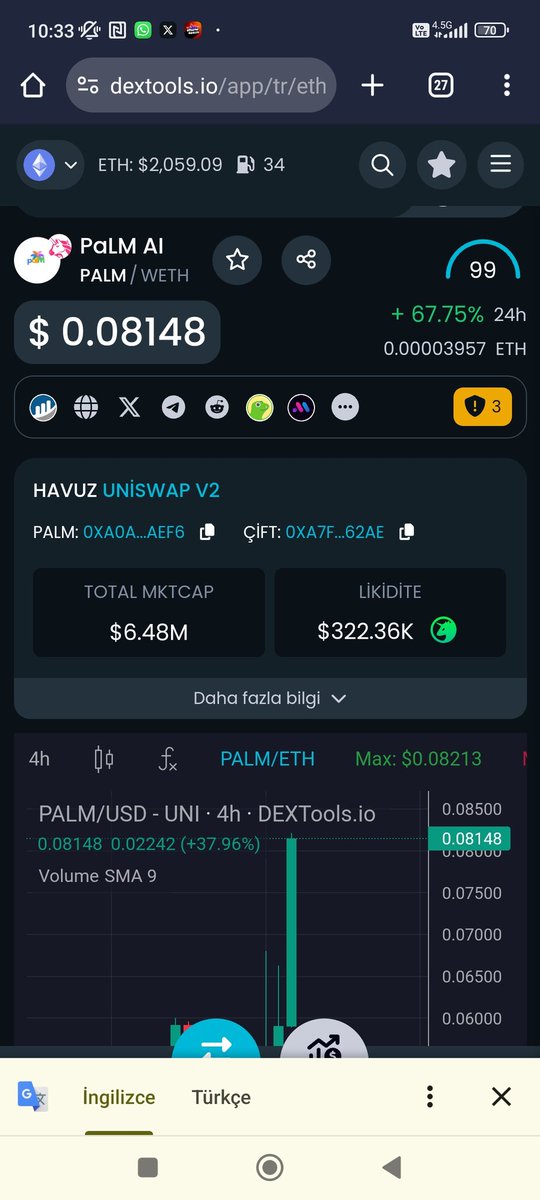 leader_eth's tweet photo. $PALM 
Uzaya Mum Attı
Üstüne Basa Basa Söyledim Ekip Çok İyi Proje Çok İyi Twitter'da Yeni Yeni Paylaşılmaya Başladı

22x Yaptım Marketcap 300 k iken küçük miktar atmıştım küçük balık Yunus Oldu Risk Analizi +Ekip Araştırması+ Projenin Geleceği 

Kalite Her Zaman Fiyatlanir
$Kas https://t.co/eB4HgGNxh4