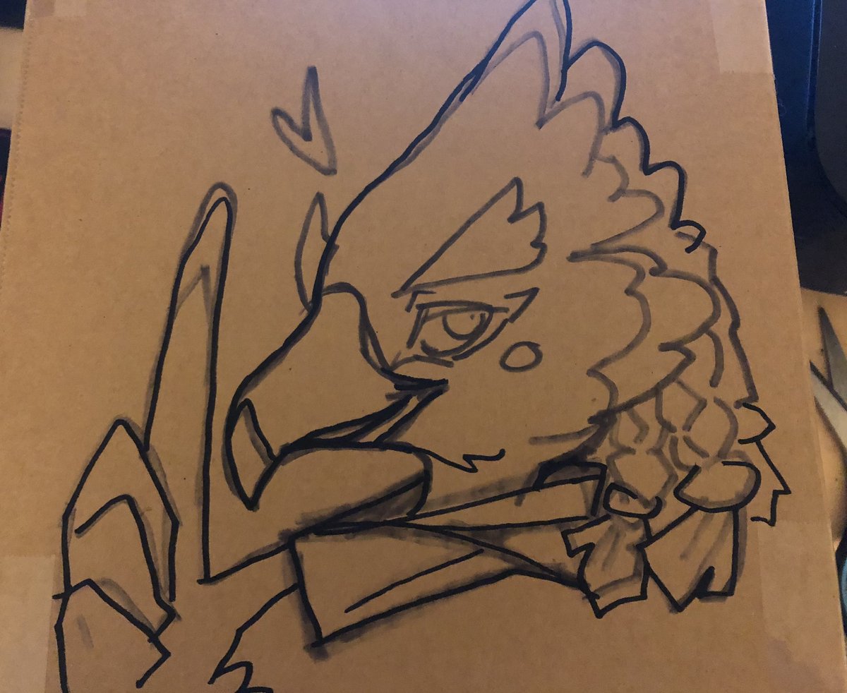 「One of the more decent box Revali doodle」|Korvenのイラスト