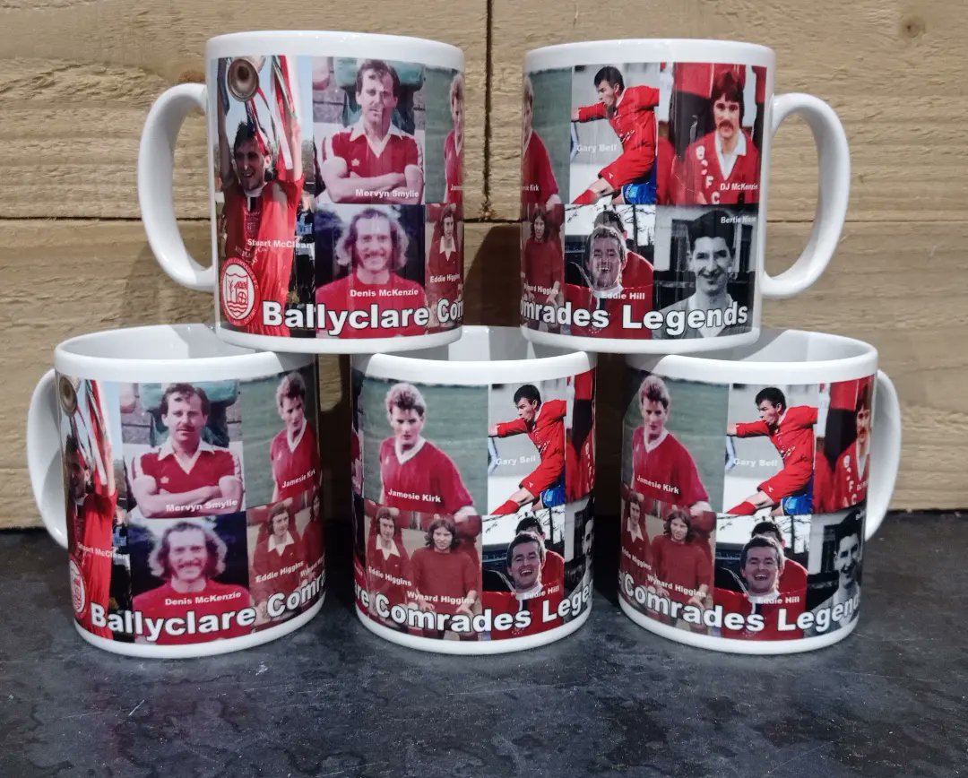 Continuing our work with @BallyclareFC to produce a new club mug and a legends mug. Both available from the club shop venue soon. #muglife #MUGmerch #krepitlocal