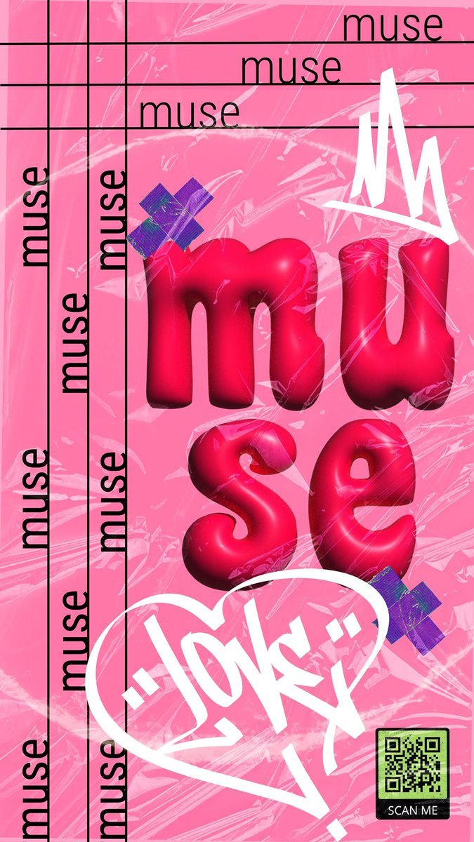 My new poster ‘Muse” 💖 

you can watch it on behance behance.net/gallery/185336…