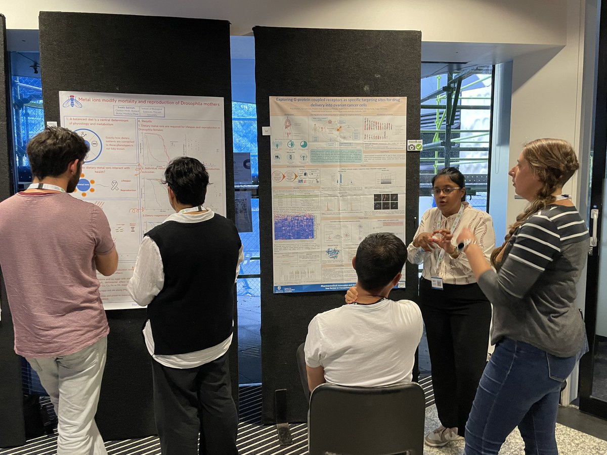 More pics from tonight’s poster session. 8 days in to #EMBLAPhD
Tomorrow we have a brilliant line up of speakers to talk about some of the huge variety of career pathways open to PhDs. #Phdchat #phdlife