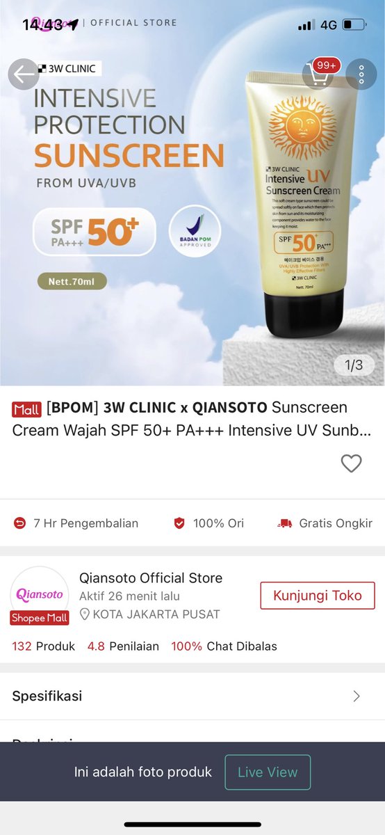 nindyanrp's tweet photo. @ohmybeautybank Ini ada yg shopeemall https://t.co/YmJySiGs86