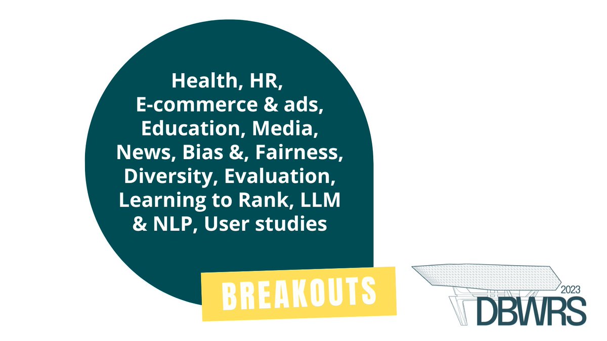 DBWRS2023's tweet photo. On Friday 15/12 we have a series of interesting breakout sessions scheduled! Can you pick your favourite(s)? Join us to discuss critical issues on #recsys on 14-15 December in Antwerp! https://t.co/HAKUVUjSnW https://t.co/BfEsJ42jp4
