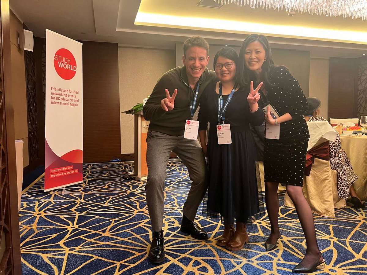 GEDUglobal's tweet photo. As a sponsor of the StudyWorld China Roadshow, our @EnglishPathUK is connecting with fellow educators in Beijing and Shenzhen.

Browse the photo highlights from the event.

#StudyWorldChina #EnglishPath #EducationAbroad #ChinaRoadshow #englishlearning https://t.co/M1k6nEf4zu
