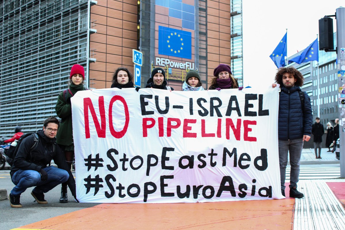 [Breaking] The EU has given priority status to two energy projects in Israel, making them eligible to receive EU money. The EU support for EastMed&EuroAsia demonstrates complicity with the Israel apartheid regime. #PCIList
