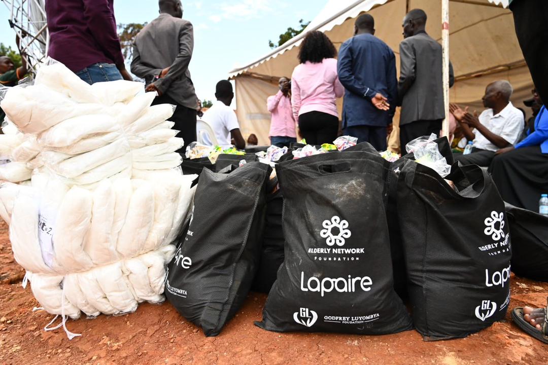 Together with the <a href="/NetworkElderly/">Elderly Network Foundation</a> we gave back to the elderly in Mutungo with items such as sugar, bread, soap, mosquito nets, etc. We also sensitized them on eye health and also conducted Free Eye Tests.
 This was part of our CSR ahead of the #TugendeMuKikadde show this Saturday
