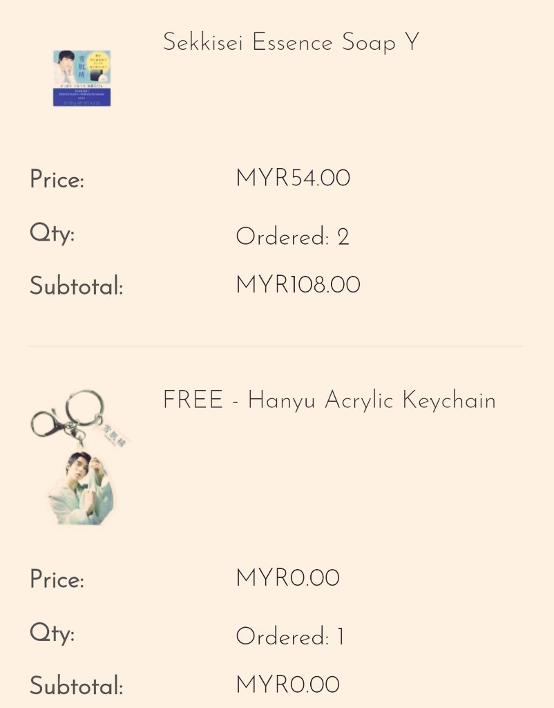 Input the code 'FANYU' to get Yuzu Acrylic Keychain on Kose My Online Website 

#HANYUYUZURU
#羽生結弦
#KoseMY