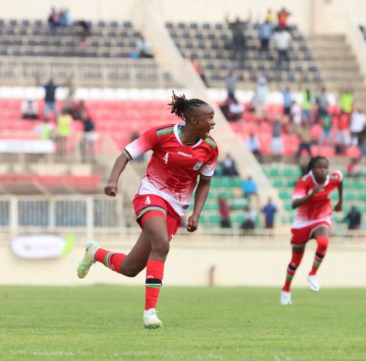 CYNTHIA_WANYAMA's tweet photo. HARAMBEE STARLETS HOST BOTSWANA TODAY AT 3PM EAT:
Kenya  @StarletsKE will play against Botswana in the 1st leg of the 2024 Africa Women’s Cup of Nations Final round of the Qualifiers at Nyayo National Stadium today 29/11/2023, 3pm EAT.
#twendeStadi 
#letsgostalets https://t.co/FRKUM0WcBG