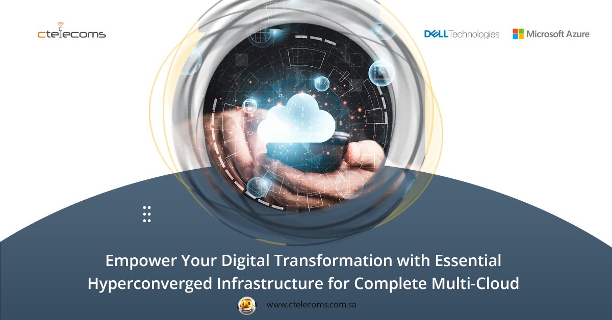ctelecoms_ksa's tweet image. 🔷 Gain complete control of your entire multi-cloud set-up with essential hyper converged infrastructure that delivers the essential value your organization needs to execute its digital transformation strategy.
ctelecoms.com.sa/L144/azure-sta…

#AzureStack #DellTechnologies #Ctelecoms