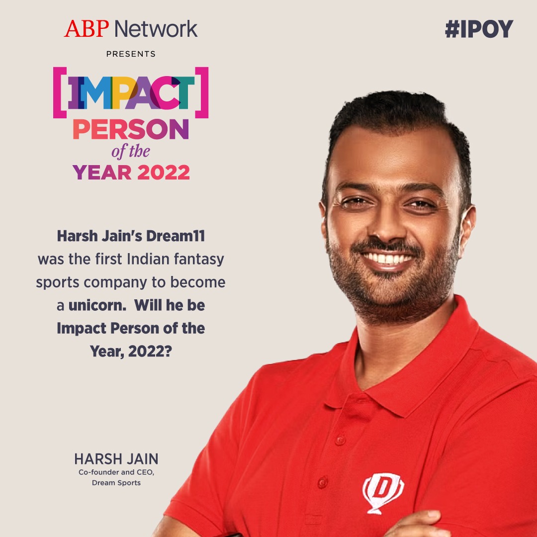 IMPACT_onnet's tweet photo. Harsh Jain's @Dream11 was the first Indian fantasy sports company to become a unicorn.Β Will he be Impact Person of the Year, 2022? Find out on 8th December, 2023 in Mumbai.
#IPOY #IPOY22 #industryawards #businessleaders #marketing #advertising #media #leadership @harshjain85 https://t.co/uSFt8RtreN